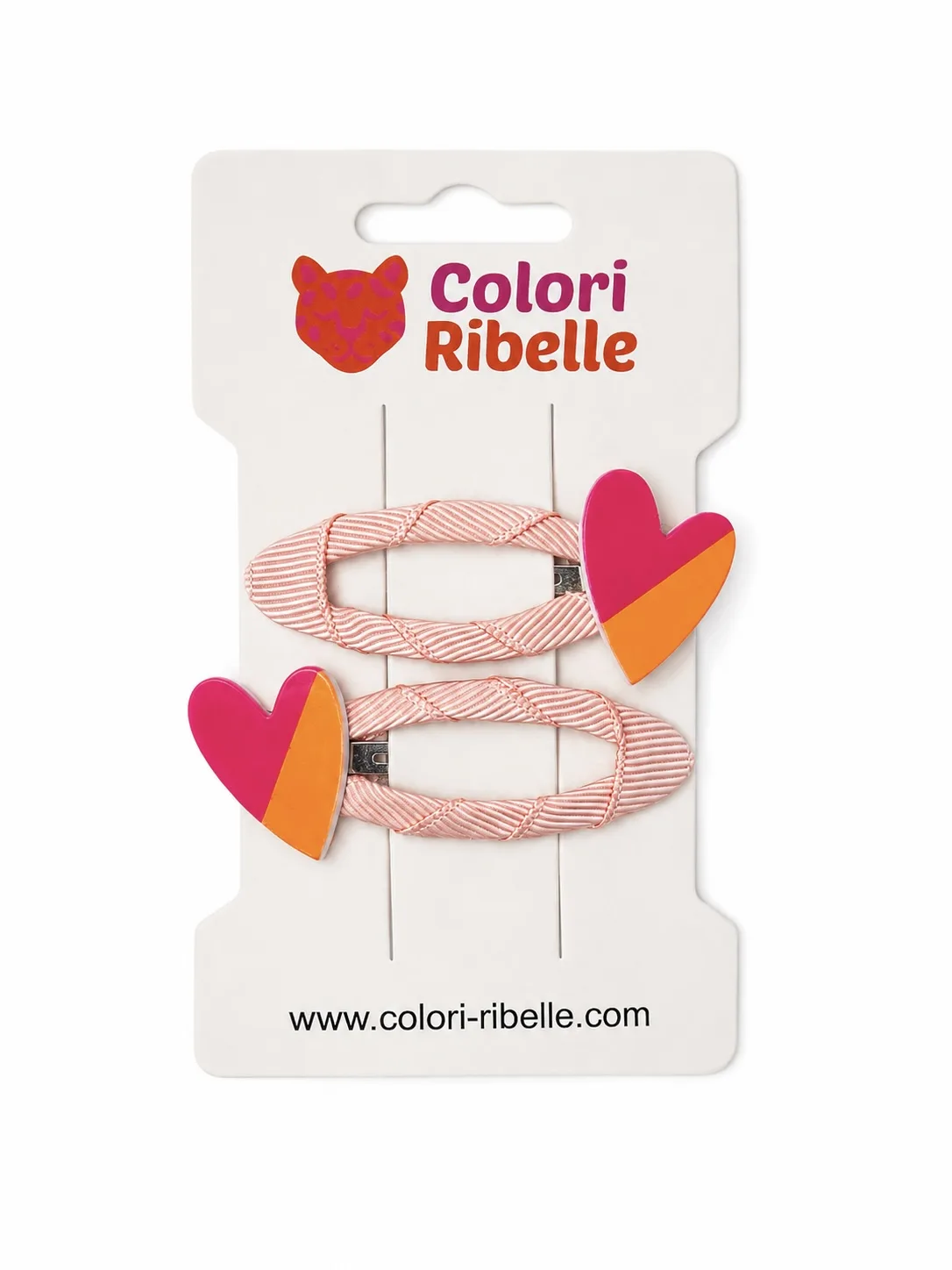 Haarspeldjes pink/orange — Haaraccessoires — Colori Ribelle