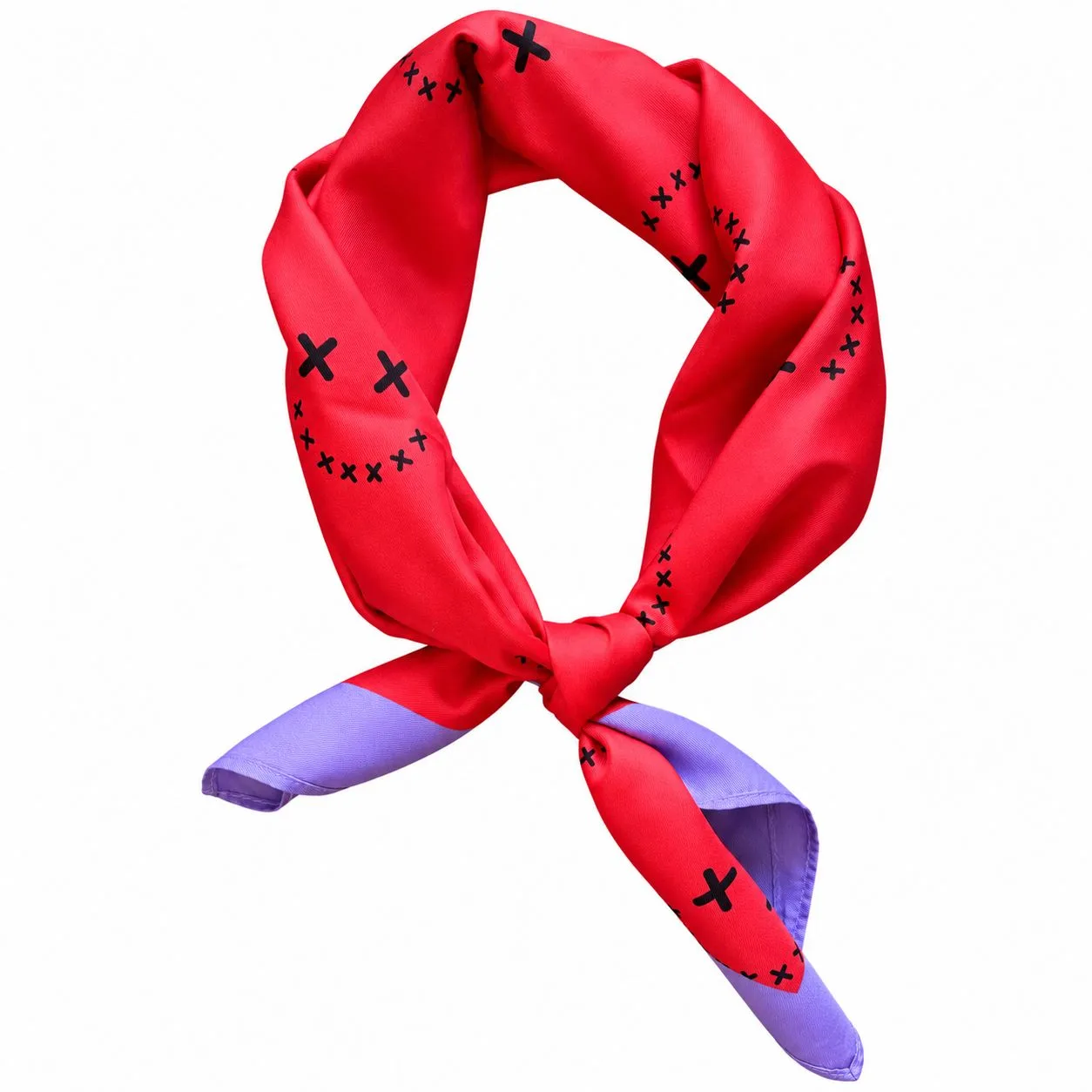 Sjaaltje red smiley — Kindersieraden — Colori Ribelle