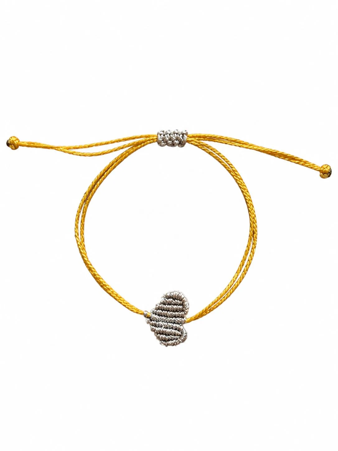 Armband heart glitter silver — Kindersieraden — Colori Ribelle