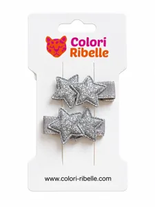 Babyspeldjes glitterster zilver