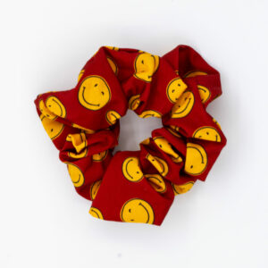 Scrunchie smiley bordeaux