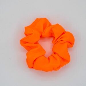 Scrunchie neon oranje
