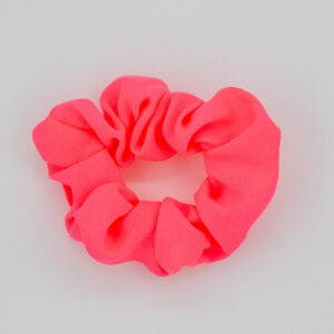 Scrunchie neon roze
