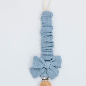 Speenkoord strik blauw