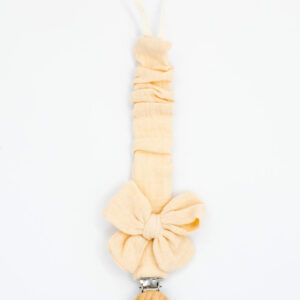 Speenkoord strik vanille