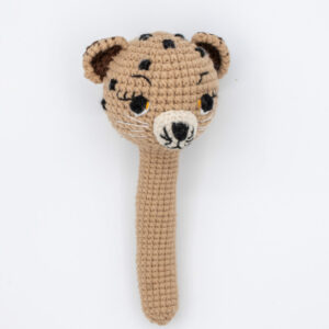 gehaakte rammelaar leopard