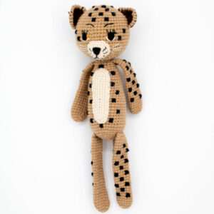 Gehaakte knuffel leopard