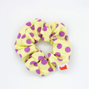 Scrunchie lilac dots