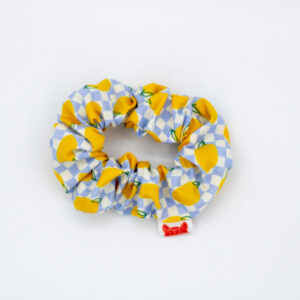 Scrunchie yellow lemon