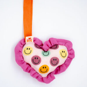Speenknuffel heart color smiley