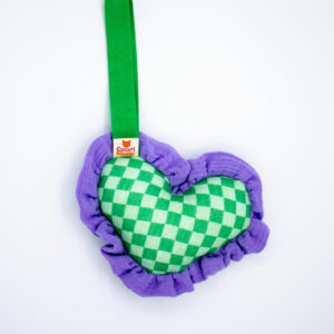 Speenknuffel heart green block