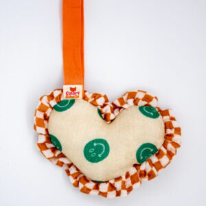 Speenknuffel heart green smiley