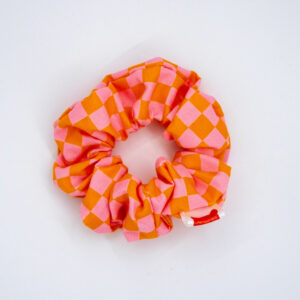 Scrunchie pink block