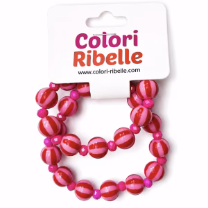 Moeder&dochter armband pink