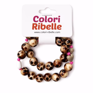 Moeder&dochter armband leopard