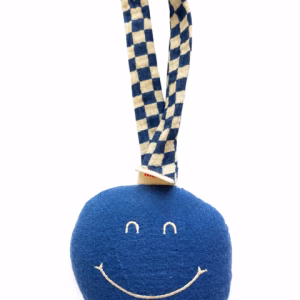 Speenknuffel smiley blue